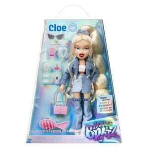 Bratz Cloe Fashion Doll with Accessories Denim Outfit and Exclusive Poster